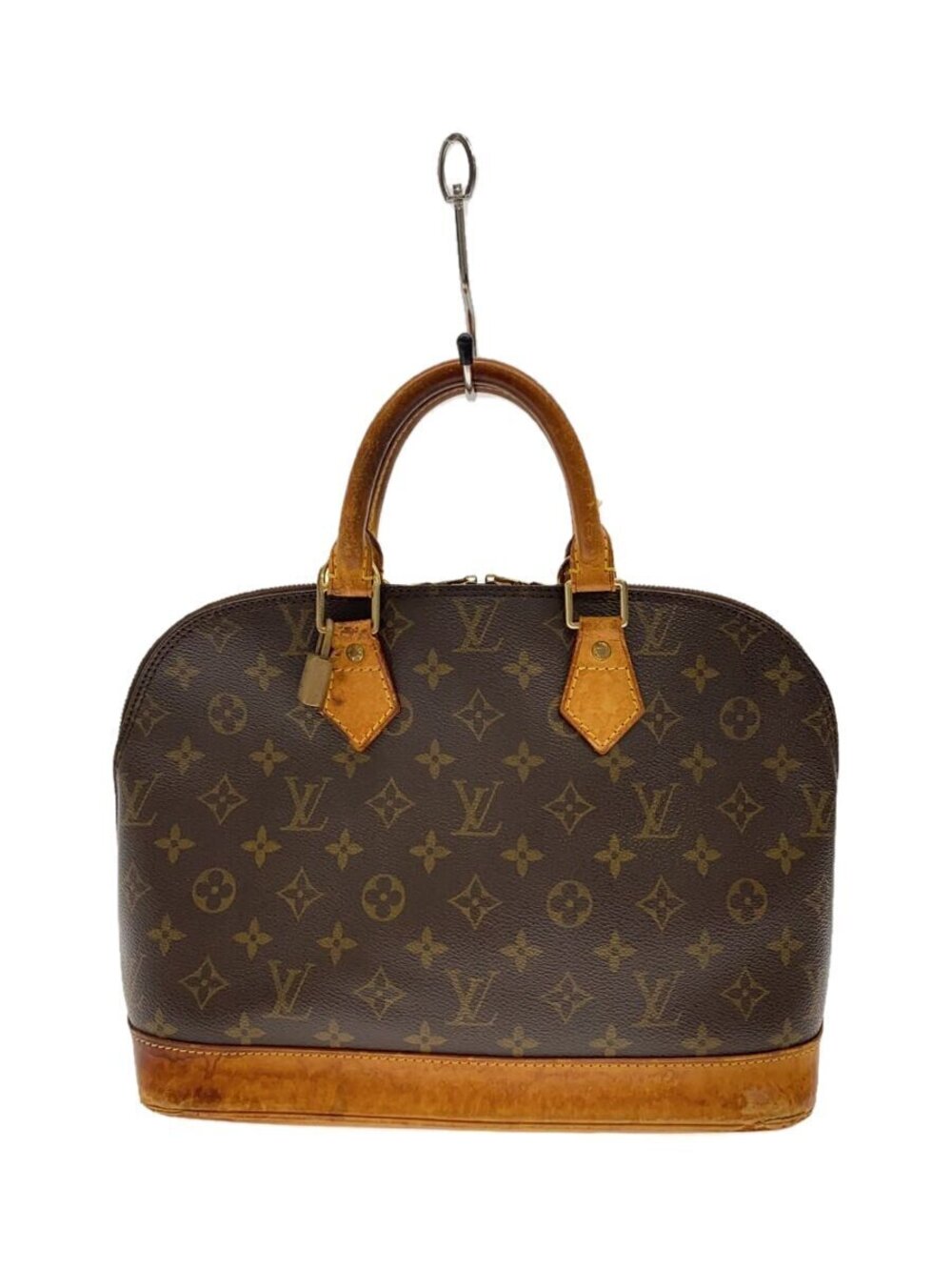 LOUIS VUITTON Alma Monogram Canvas Brown